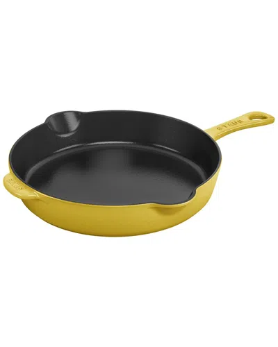 Staub Cast Iron 8.5in Citron Traditional Deep Skillet In Purple