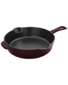 Staub Cast Iron 8.5in Grenadine Traditional Deep Skillet