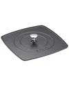 Staub Cast Iron Grill Press In Gray