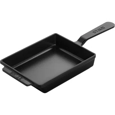 Staub Cast Iron Rectangular Egg Roll Pan - Matte Black