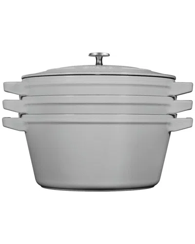 Staub Cast Iron Stackable Cookware Graphite Grey