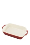 Staub Ceramic 10.5-inch X 7.5-inch Rectangular Baking Dish