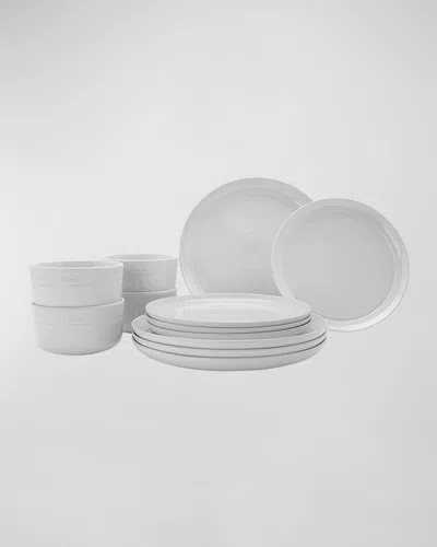 Staub Ceramic 12-piece Dinnerware Set In Black