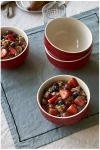 Staub Ceramic 2-pc Large Universal Bowl Set In Cherry