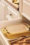 Staub Ceramic 2-pc Rectangular Baking Dish Set In Citron At Urban Outfitters