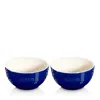 Staub Universal Ceramic 2-piece Large Bowl Set In Blue