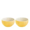 Staub Ceramic 2pc Citron Large Universal Bowl Set In Citron