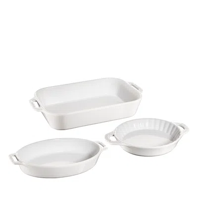 STAUB CERAMIC 3 PC. MIXED BAKING DISH SET