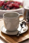 Staub Ceramic 4-piece 16oz. Stoneware Mug Set In White Truffle