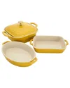 Staub Ceramic 4pc Baking Pans Set