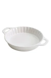 Staub Ceramic 9-inch Pie Dish In White