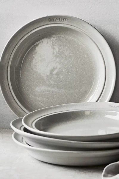 Staub Ceramic Dinnerware 4-piece 9.5-inch Stoneware Soup/pasta Bowl Set In White Truffle At Urban Outfitte