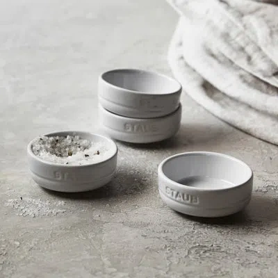 Staub Ceramic Dinnerware Condiment Dish - White