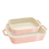 Staub Ceramic Rectangular Baking Dish 2-piece Set