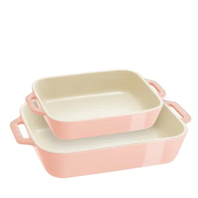 Staub Ceramic Rectangular Baking Dish 2-piece Set