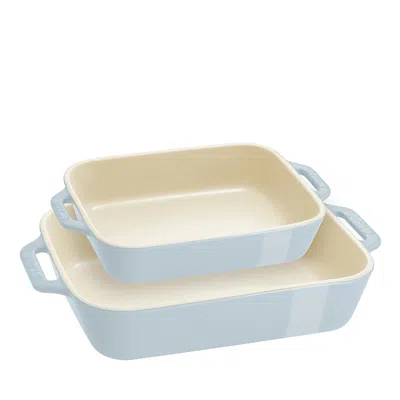 Staub Ceramic Rectangular Baking Dish 2-piece Set