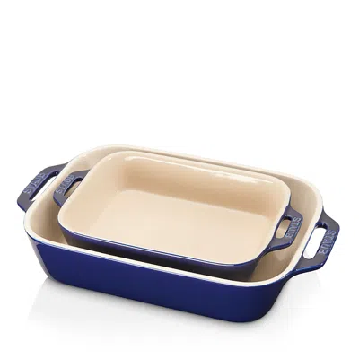 STAUB CERAMIC RECTANGULAR BAKING DISH 2-PIECE SET