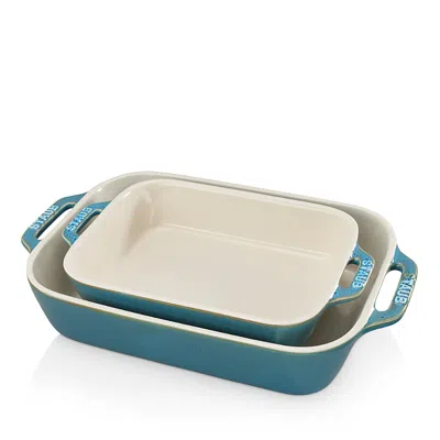 STAUB CERAMIC RECTANGULAR BAKING DISH 2-PIECE SET,40511-924