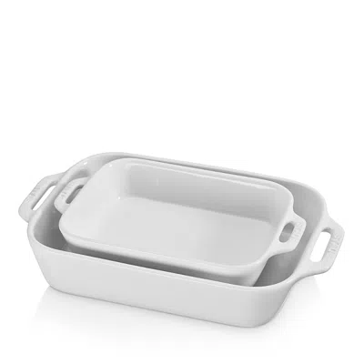 STAUB CERAMIC RECTANGULAR BAKING DISH 2-PIECE SET