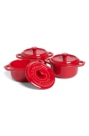 Staub 3 Piece Ceramic Mini Cocotte Set