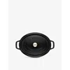 Staub Black Cocotte Cast-iron Casserole Dish 23.5cm