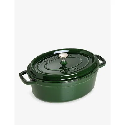 Staub Basil Green Cocotte Cast-iron Casserole Dish 23.5cm