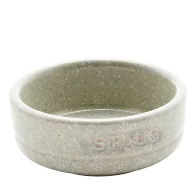 STAUB CONDIMENT DISHES, WHITE, SET OF 4