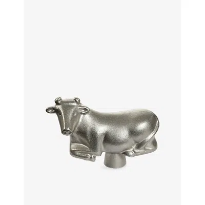 Staub Cow Stainless-steel Knob In Metallic