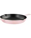 Staub Enameled Cast Iron 12" Fry Pan In Pink