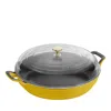 Staub Enameled Cast Iron 3.5 Qt. Braiser With Lid In Yellow