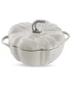 Staub Cast Iron 3.5-qt Pumpkin Cocotte With Stainless Steel Knob