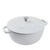 Staub Enameled Cast Iron 5 Qt. Essential French Oven In White
