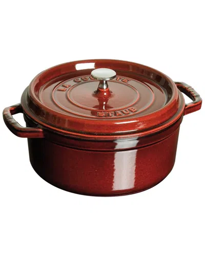 Staub Enameled Cast Iron 5.5qt Round Cocotte