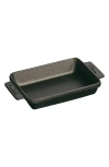 Staub Enameled Cast Iron Baking Dish In Black
