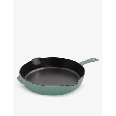 Staub Eucalyptus Enamel-coated Cast-iron Frypan 32cm In Green