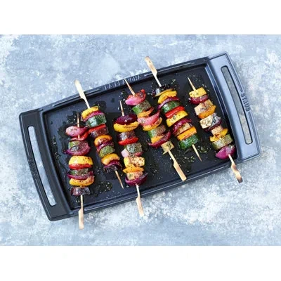 Staub Griddle Plancha 38 Cm, Cast Iron In Matte Black