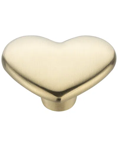 Staub Heart Knob In Gold