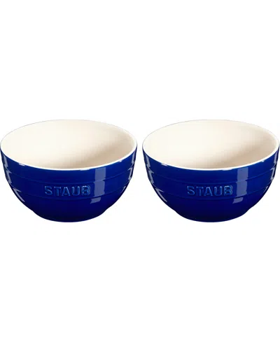 STAUB LARGE UNIVERSAL BOWLS, SET OF 2