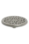 Staub Lilly Trivet In Gray