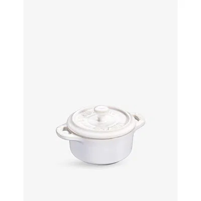Staub Ivory White Mini Cocotte Ceramic Casserole Dish 10cm In Multi
