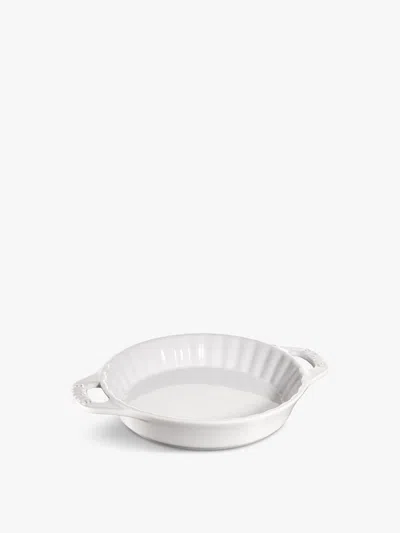 Staub Pie Dish In White