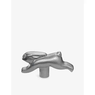 Staub Rabbit Stainless-steel Knob In Gray