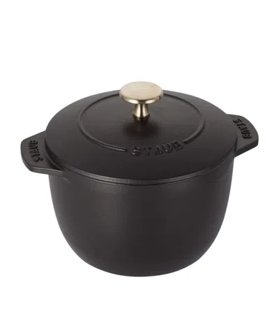 Staub Rice Cocotte In Black