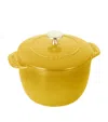 Staub Cast Iron 1.5-qt Petite French Oven In Yellow