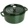 Staub 4-quart Enameled Cast Iron Dutch Oven In Green