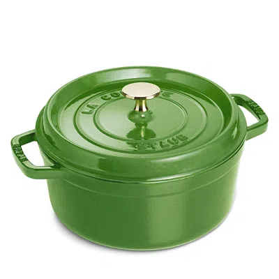 Staub Round Cocotte, 4 Quart In Green
