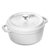 Staub Round Cocotte, 4 Quart In White