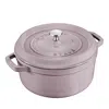 Staub 5.5-quart Enameled Cast Iron Dutch Oven In Lilac