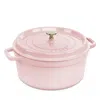 Staub Cast Iron 5.5-qt Round Dutch Oven In Pink