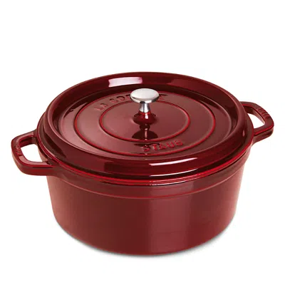 Staub Round Cocotte, 7 Quarts In Red